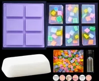 GKA XL Seifenherstellung Set Konfettiseife Kinder Seife zum selber machen mit farbigen Seifenstücken Aloe Vera Seife Seifenform und viel Zubehör