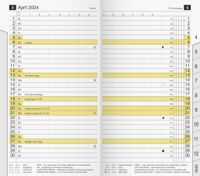 rido idé Kalender-Einlage "M-Planer" Registerschnitt 87 x 153 mm 2024