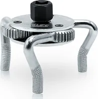 CCLIFE Ölfilterschlüssel 3-armig Ölfilterspinne mit 3/8'' x 1/2'' Adapter Ölwechselwerkzeug Auto Werkzeug für Ölfilter Ø 69-136 mm