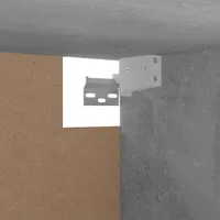 vidaXL Šatníková skriňa betónová sivá 100x32,5x35 cm odvodený výrobok z dreva