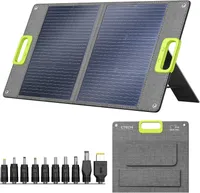CTECHi 60 Watt faltbares Solar Modul Solarpanel USB-C Adapter 21 Volt mobile Camping Stromversorgung