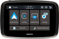 5 Zoll wasserdichtes CarPlay Navi für Motorrad mit Dual Bluetooth Apple Carplay Android Auto.