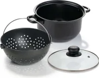 Genius World´s Greatest Pot | Topf mit Siebeinsatz Ø 25 cm | Set 3-tlg.; A24655