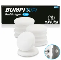 BUMPIX odbojnik do drzwi odbojnik ścienny odbojnik okienny do drzwi, odbojnik gumowy odbojnik gumowy samoprzylepny [zestaw 10]