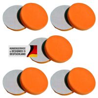 10x Polierschwamm orange 180mm, MEDIUM