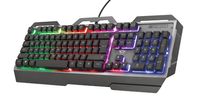 Trust GXT 830 RW-C Avonn Gaming Tastatur  QWERTZ Regenbogenwellen-Beleuchtung