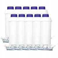 Sillar 10 balení vodního filtru pro kávovary Delonghi DLSC002, SER3017 a 5513292811 - kompatibilní s řadami ECAM, ESAM, ETAM