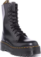 Dr. Martens Jadon Hi Yellow Stitching Zip Leather Ankle Boots in Black - 3 Spojené kráľovstvo - 36 EU - 4 M US / Black
