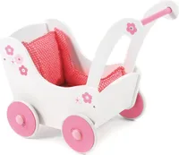 Holz-Puppenwagen Fiori - mit leichtlaufenden Rädern auf Stahlachsen, für Puppen bis ca. 54 cm, ab 3 Jahren