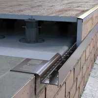 Renoplast hliníkový okapový profil W20 vetrací podlaha, profil 200cm, grafit