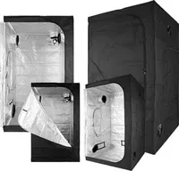 Growbox90x90x180cm Metallverbindungen Lichtdicht, Wasserdichte Grow Zelt für Kräuter, Gemüse und Blumen Gewächshaus