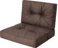 PillowPrim, vankúš z palety, vankúš na kreslo, ratanové kreslo, vonkajšie, vankúš, vankúš na sedenie, vankúš na kreslo, ratanový nábytok, hnedý, 50 x 50 cm