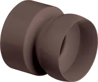 INEFA Bogenstück für Rohrbogen, PVC DN50 / 50mm Dunkelbraun Rohrverbinder, Dachrinnenzubehör, einfache Steckmontage,  Germany