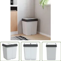 Kôš The Living Store Duo Bin White 2x25 l