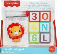 Badespielzeug mit Buchstabenzifferblatt und Lion Fisher Preisfigur