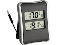 TFA - Digitales Innen-Außen-Thermometer 30.1044 - anthrazit/silber