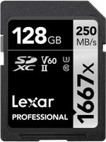 Lexar SDXC - 128 GB - 128 GB - SDXC - Klasse 10 - UHS-II - 250 MB/s - 90 MB/s Lexar