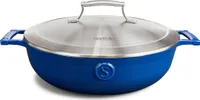 Saveur Gusseiserne Kasserolle mit Deckel, Ø30cm 4,2L, emailliert, alle Herdarten