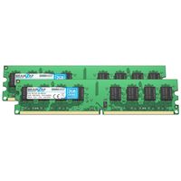 BRAINZAP 4GB DDR2 RAM DIMM PC2-6400U 2Rx8 800 MHz 1,8V CL6 Počítačová pamäť pre PC (2x 2GB)