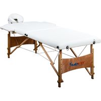 MOVIT® Mobile Massageliege, Massagebank, Weiß