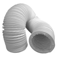 Abluftschlauch PVC flexibel Ø 100 / 102 mm, 4 m z.B. für Klimaanlagen, Wäschetrockner, Abzugshaube