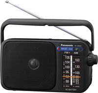 Panasonic RF-2400DEG-K - Prenosné FM/Am rádio, (770mW, LED osvetlenie, FM/Am, ľahké a jednoduché ovládanie, digitálny tuner, reproduktor s dosahom 10 cm, rukoväť na prenášanie) farba čierna