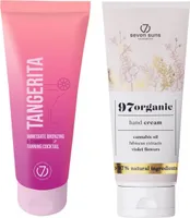 7suns Tangerita Bräunungscocktail mit Bronzer 100 ml + Handcreme 75 ml gratis