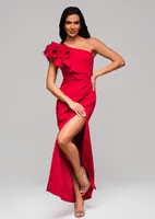 Ombre   Abendkleid Kimme rot M
