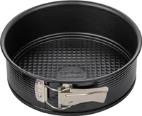 Zenker Springform Ø 20 cm, Backform mit Antihaftbeschichtung, runde Kuchenform mit Flachboden (Farbe: schwarz)
