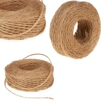Ekologiczny sznurek jutowy naturalny brązowy 50M