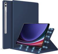 Magnetické tenké puzdro pre Samsung Galaxy Tab S9 Plus (FE) 12,4" (2023) so stojanom, funkciou automatického spánku/prebudenia - námornícka modrá