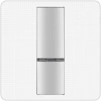 PKM KG240EIX Kühlgefrierkombination 173l, Kühlteil 121 l Gefrierteil 52, silber inox