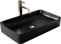 Rea Aufsatzwaschbecken Denisstone Black