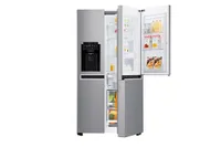 LG GSJ761PZZZ Side-by-Side Kühl-Gefrier-Kombination Freistehend Platin, Silber 601 l