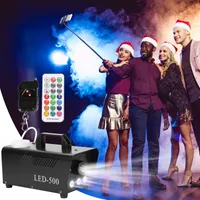 Jopassy Fog Machine Fog Machines 500W Smoke Machine DJ Fogger LED Show Fog Effect White Fogger
