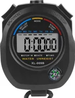 Stoppuhr Sport Timer Uhr Multifunktions Taschenuhr Digital Stopuhr Alarm Kompass