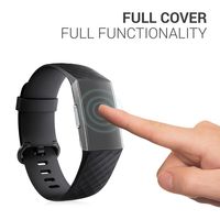 kwmobile 2x Hülle kompatibel mit Fitbit Charge 3 / Charge 4 - Fitnesstracker Case Set Transparent - ohne Tracker