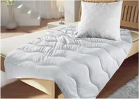 Komplet pościeli 135x200cm / 80x80cm "ALOE VERA refined cover", kołdra / poduszka z mikrofibry, do prania w temperaturze do 60 stopni, dla alergików na kurz domowy - OEKO-TEX