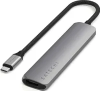 Satechi, Multiportový rozbočovač USB-C 6 v 1 4K Power Delivery 100 W, šedý