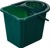 Kbelík na mop se ždímacím zařízením a rukojetí 14 litrů