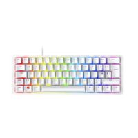 Razer Optical Gaming Keyboard Huntsman Mini 60% RGB LED-Licht, Russisches Layout, Kabelgebunden, Mercury, Roter Schalter