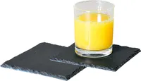 Sada bridlicových dosiek na servírovanie jedla štvorec 13 x 13 cm