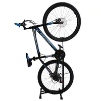 3-in-1 Fahrradparkständer, L-förmiger, vertikaler Mountainbike-Parkständer, Fahrradreparaturständerhalterung, geeignet für Mountainbikes