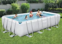 Bestway Power Steel Swimmingpool-Set Rechteckig 549x274x122 cm
