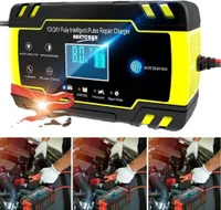 Autobatterie-Ladegerät 8-Amp, 12V Smart Vollautomatisches Batterieladegerät Erhaltungsladegerät für Auto LKW Motorrad Rasenmäher Boot Marine