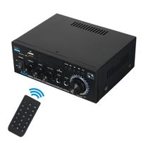 AUTSOME HiFi Stereo Verstärker 90W+90W Max. 600W Ausgangsleistung 2.0-Kanal bluetooth 5.0 Mini Audio Leistungsverstärker-Empfänger