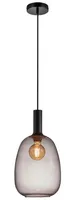 Nordlux Závesný luster z dymového skla Alton pre žiarovku E27 ø23cm 47303047