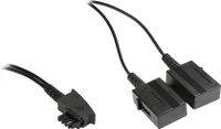 Telefon-Adapter TAE-F Stecker an  2 x TAE-F Buchse,  Länge: 20cm, Good Connections®