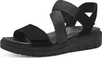 Tamaris Damen Sandalette in Schwarz, Größe 36
