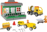 Spielzeugset Baustelle, Klemmbausteine für Kinder ab 3 Jahre